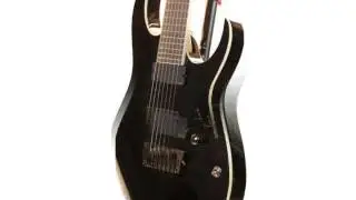 Ibanez Iron Label RGIR27FE 7-String Electric Guitar with EMG Pickups Black - mocasea