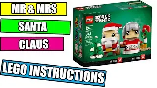 LEGO INSTRUCTIONS - MR. & MRS. CLAUS - BRICKHEADZ - LEGO 40274