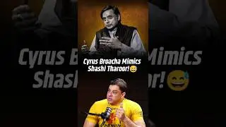 Cyrus Broacha Imitates Shashi Tharoor&rsquo;s Iconic Style
