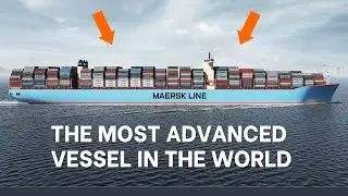 The MOST ADVANCED container vessels in the world : Maersk Triple-E