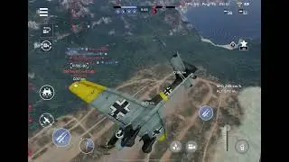 Dive bombing in a captured Ju 87 B-2 Stuka in WTM aviation