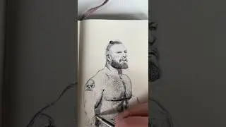 Who&rsquo;s next? #wwe #brocklesnar #wrestling #drawing #sketchbook #portraitart #scribble