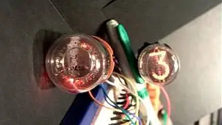 Russian Polyatron A-201 driving Burroughs B-5092 Nixie, new driving mode - like Japanese Polyatron