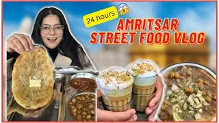 Delhi Girl Eating Amritsari Street Food | Best Street Food India 2023 | Food Vlog India