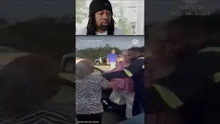На видео в прямом эфире запечатлена посадка самолета на шоссе во Флориде и столкновение с автомоб...