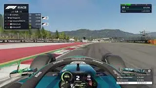 Incident after turn 3 Austria Red Bull Ring