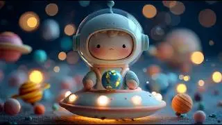 🛸 UFO Boy &mdash; Pizza Explorer from Space | Funny Cozy AI Cartoon 🍕🌍