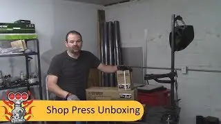 Harbor Freight 12 ton Shop Press Unboxing Hydraulic Press