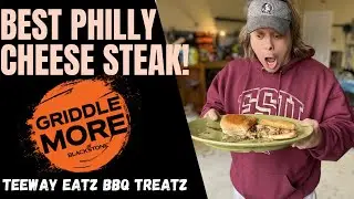 BEST Philly Cheese Steak on the Blackstone Griddle #blackstone #griddle #phillycheesesteak