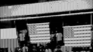 black and white strips and dramatic grid