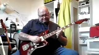 Exploring my new Fender Troy Van Leuuwen Jazzmaster: Blues in E Minor