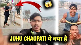 JUHU CHOWPATTY Mumbai || MINI VLOG 🥰 MUMBAI #vijayriyavlogs and @Mrkrox066