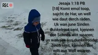 Jesaja 1:18 Komt emol toop, sajcht de Har, un well wie daut derch r&auml;den. Uk wan june Sinden dunkelro