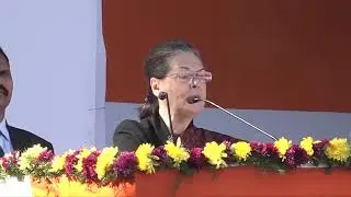 Smt. Sonia Gandhi's speech at Congress HQ, Delhi