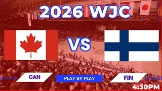 CANADA vs FINLAND LIVE 🇨🇦 HAB BATTLE FOR BRONZE! | WJC 2026 Play-by-Play & Reaction