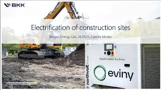 Electrification of construction sites