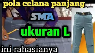 Выкройка школьных брюк размера L!! Это решение для начинающих #sewingpul #tailortales #portor