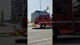 Mississauga Fire P104 Leaving Credit Landings Plaza