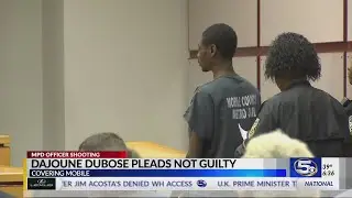 VIDEO: Teen accused of shooting Mobile Police Officer pleads not guilty to attempted murder