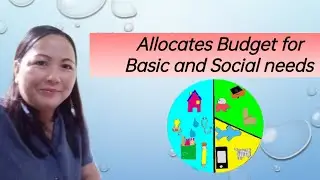 Allocates Budget for Basic and Social Needs Tle-6 Quarter 3 Module 1