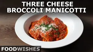 Маникотти с брокколи и тремя сырами, с соусом из секретных колбасок — Food Wishes