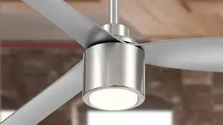RAVIAN&trade; 52 inch 3-Blade Ceiling Fan With Remote and Dimmable Light