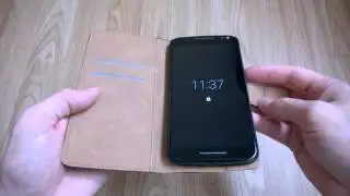 Обзор кожаного чехла-кошелька Moto X Style (Pure Edition)