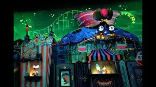 Mickey and Minnie's Runaway Railway - POV from CAR #4.  Disneyland, CA 2023.
