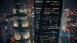 Cinematic Drone shots of 陸家嘴 （Lujiazui）,Shanghai,China, DJI Mavic Air