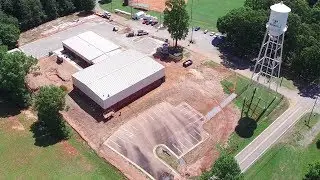 Latest Updated Aerial View of the Community Center Construction -  Gibsonville, NC