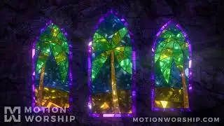 Sacred Glass Palm Trees HD Loop by Motion Worship