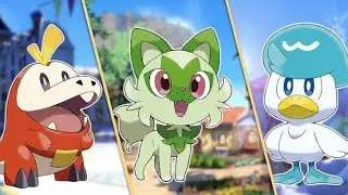 Pokemon Scarlet and Violet - Gameplay Walkthrough Part 1 - Quaxly Starter! Koraidon Legendary!