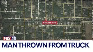 FHP: Man hanging on open door of vehicle killed after 14-year-old Florida driver crashes