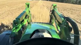 Mowing Broom Sage/Regeneration Pines with LandPride RC5715 Rotary cutter & Fendt 516