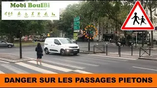Danger sur les passages pi&eacute;tons