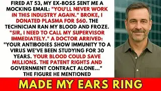 FIRED   BROKE at 53, Sold Plasma for $60&mdash;Then Doctors Discovered My Blood Could Save Millions