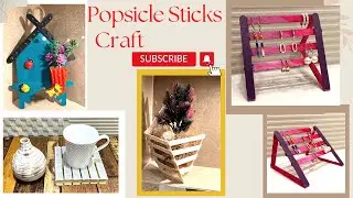 New Creative Popsicle Crafts Ideas | Ice Cream Stick Hacks | DIY Popsicle Stick Craft Compilation