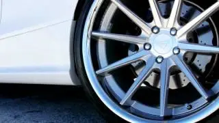 Audi RS5   Ferrada Wheels FR4 in Machine Silver