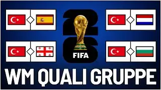 Unsere REAKTION auf die WM QUALI Gruppe der T&Uuml;RKEI | WM 2026