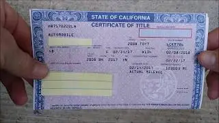 How to fill out a pink slip when buying or selling a car UPDATED!!!