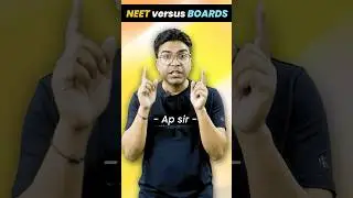 NEET vs Boards #neet #class12boards #apsir