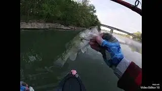 John Reese Fishing-360fishing- kayak bass fishing at percy priest lake