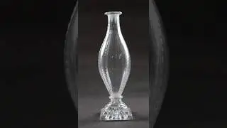 Овальный графин для лимона на подставке, около 1800 года - Антикварный стеклянный графин.