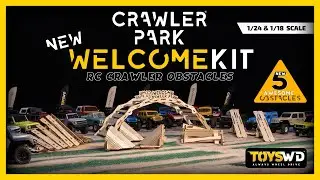 WELCOME KIT of 5 obstacles for RC Crawler Park course 1/24 & 1/18 scale