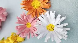 Diy paper flower 💐 craft ideas for room decoration ideas 💡 handmade paper flower 🌺#viralvideo #diy🌿