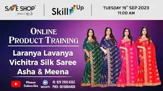 Laranya Lavanya Vichitra Silk Asha & Meena Saree || SAFESHOP | SAFE SHOP INDIA