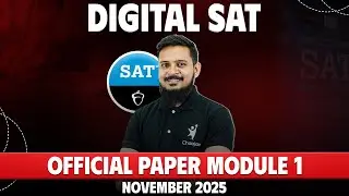 Digital SAT November 2025 | Official Paper Module 1 Solution | Step-by-Step Explanation