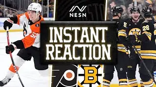 INSTANT REACTION: Bruins Dominate Flyers in 6-3 Win