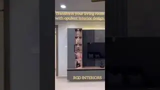 #Transform your living room with opulent interior design👍#Modular living room@RGD Interiors Ongole 👍