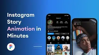 Instagram Story Interaction | Progress Bar Animations in Figma